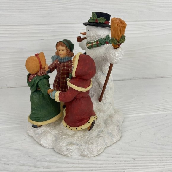Lang & Wise Classic Santa Merry Round Snowman Set Susan Winget 1st Edition 1998 - Picture 12 of 16